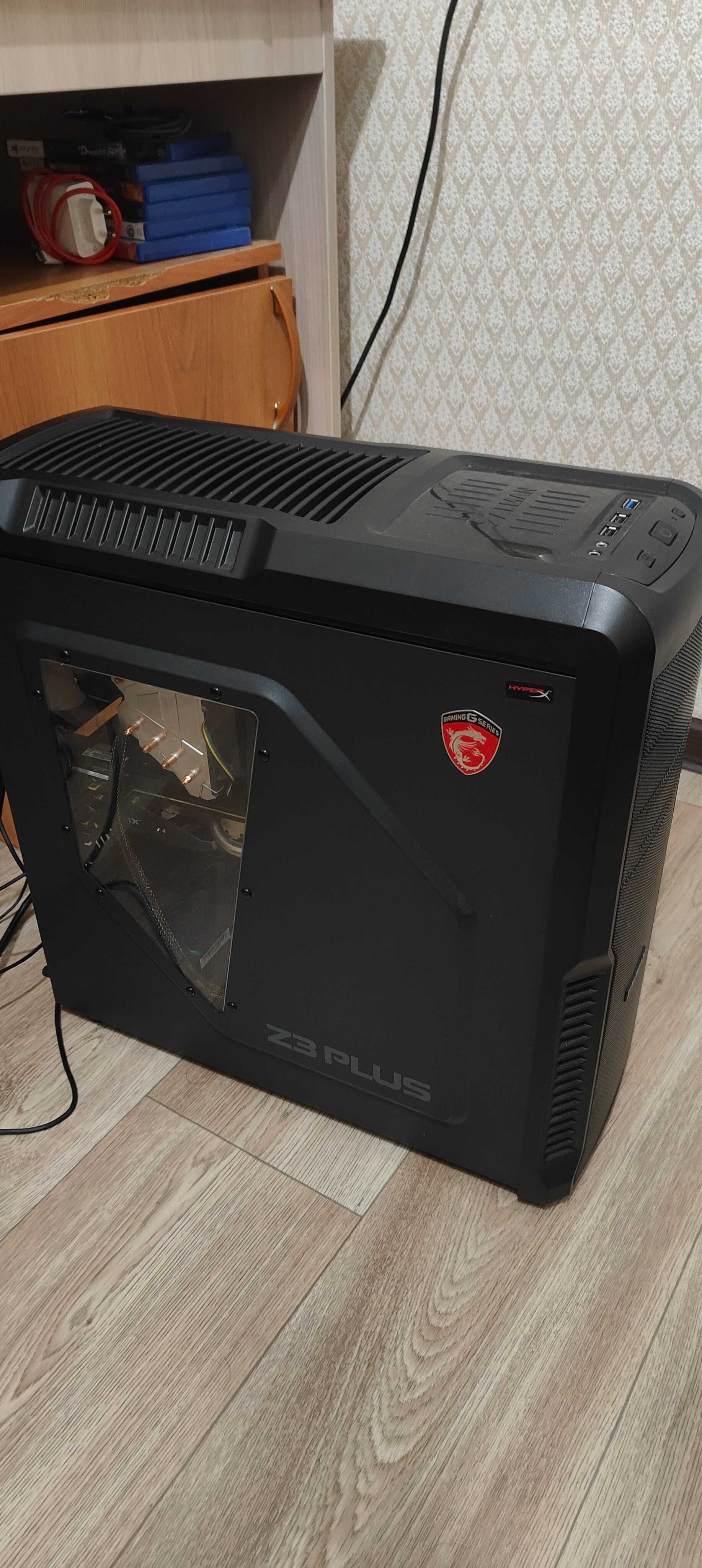 Игровой ПК+Монитор, Intel i5-6600, 3.30Ghz, GeForce GTX970