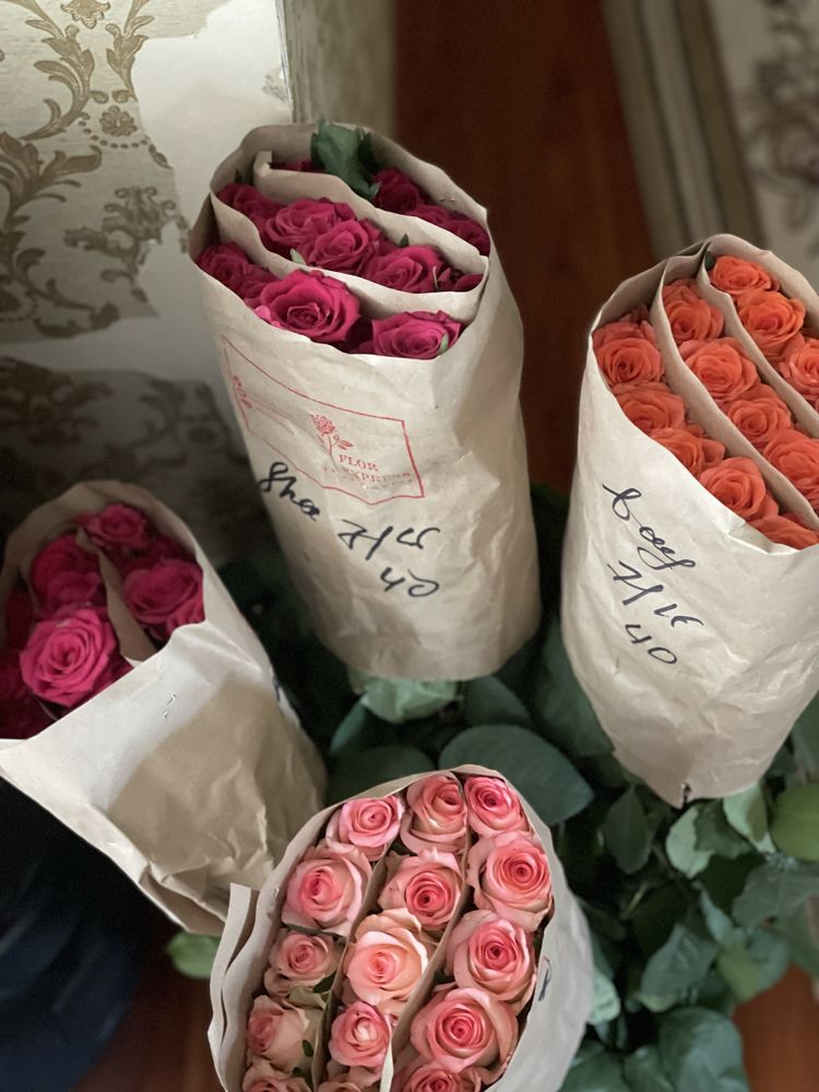Розы цветы букет