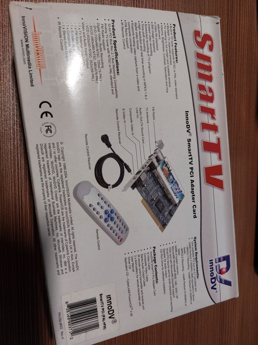 PCI карта для SMART TV, FM Radio в компьютер