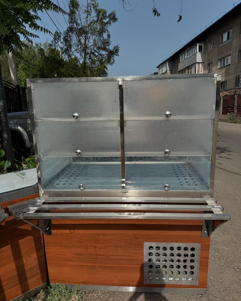Линия раздачи мармит нейтральный кассовый витрина