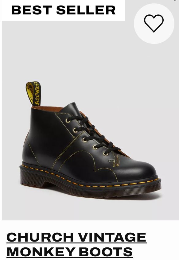Dr. Martens Church Vintage Monkey Boots — 60 000 тг