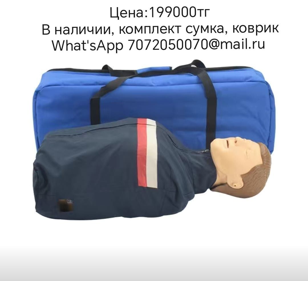 Муляж анатомический тренировочный искусственное дыхание реанимация СЛР
