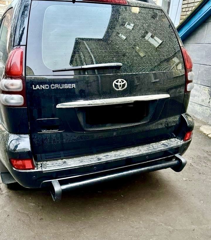 Таран защита бампера Toyota Land Cruiser Prado 120
