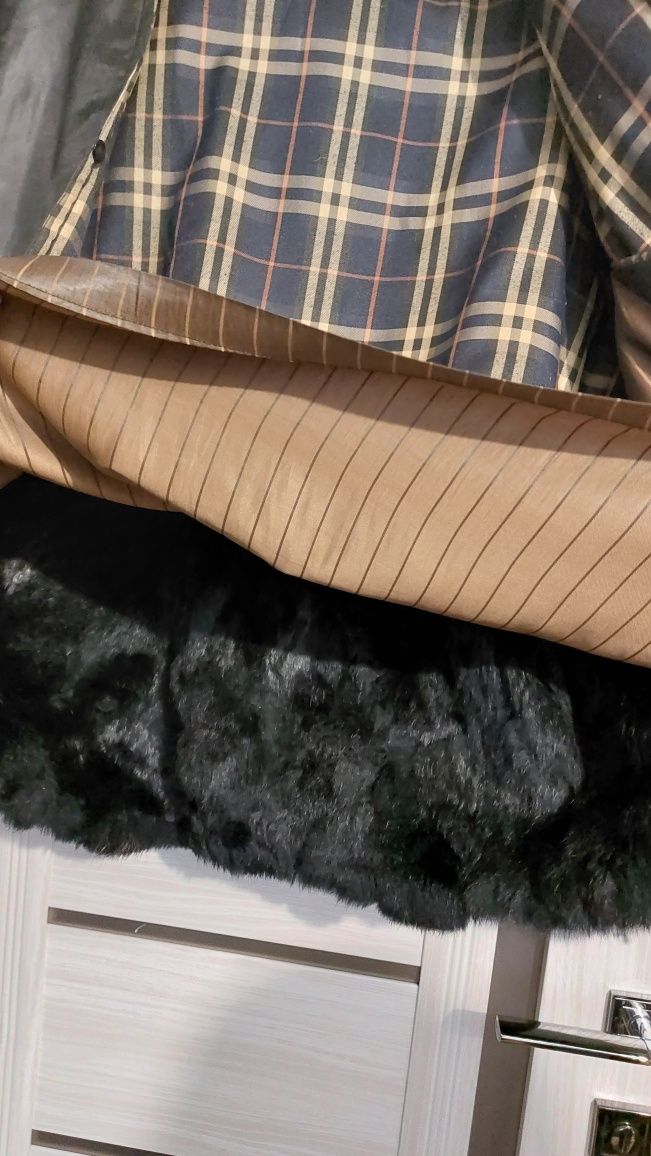 Куртка демисизонная с меховой подстежкой из пехоры