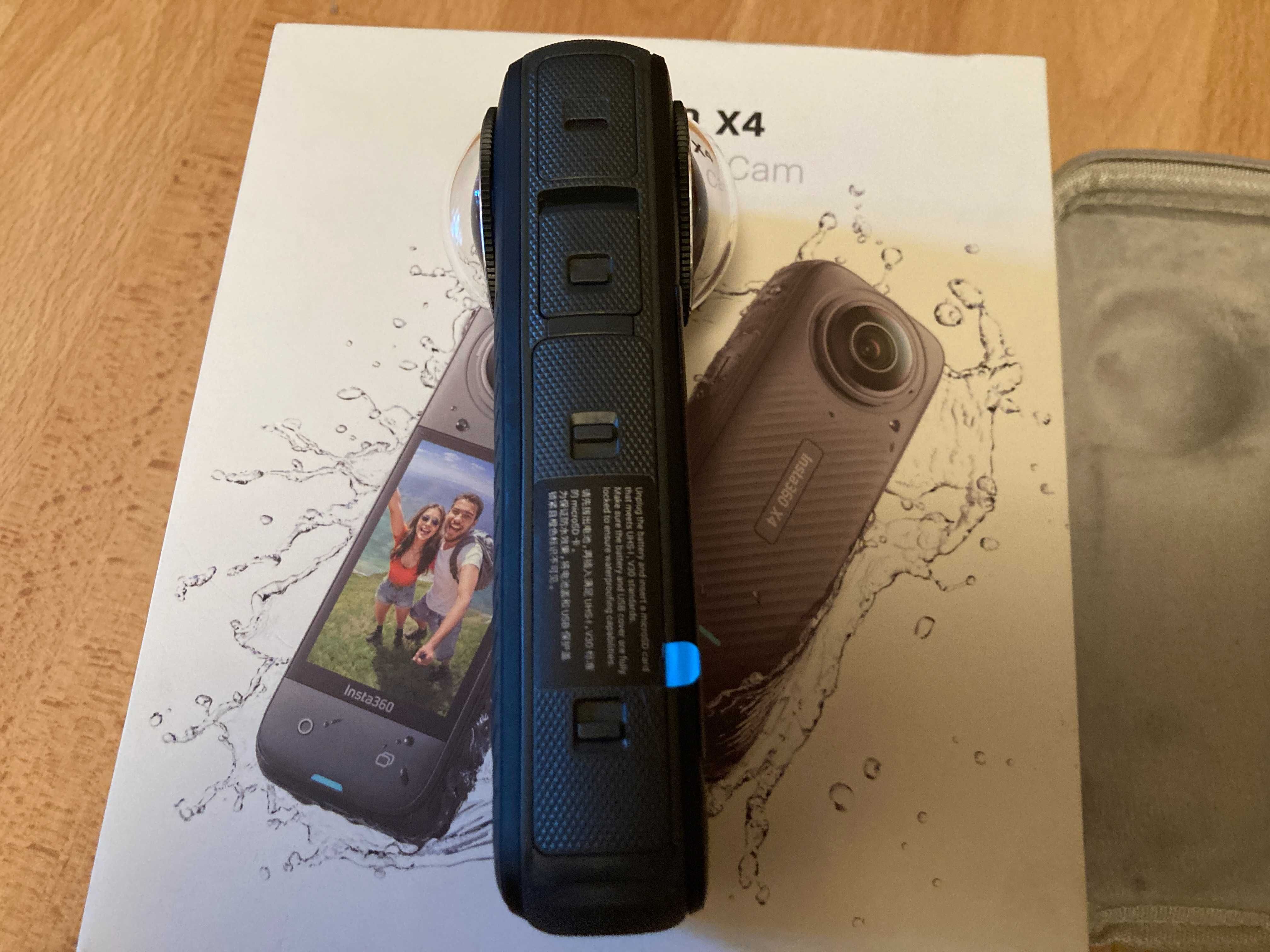Экшн камера insta360 X4, чешлы и 128gb