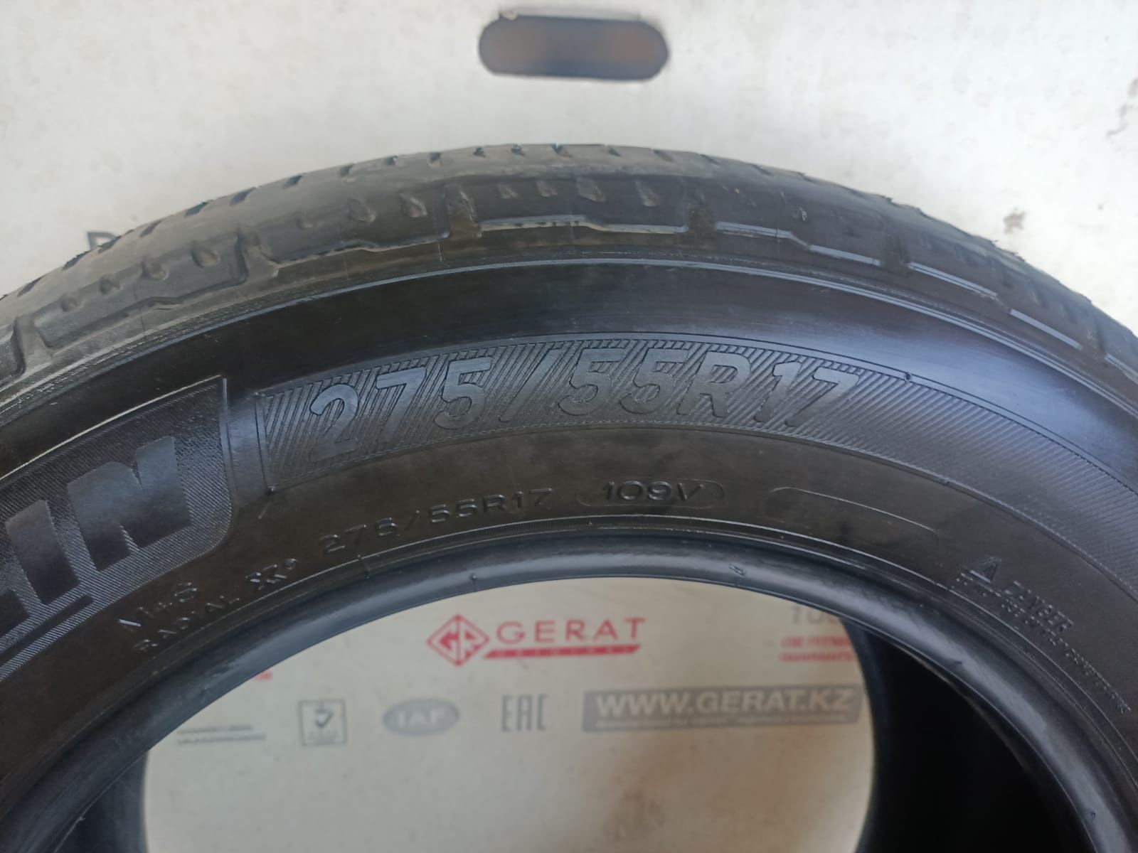 Всесезонная резина Michelin 275/55/r17