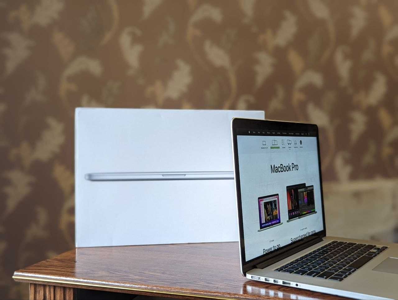 Macbook Pro 15" (i7, 16gb, 256 gb)2015 Mid (Коробка + документы)