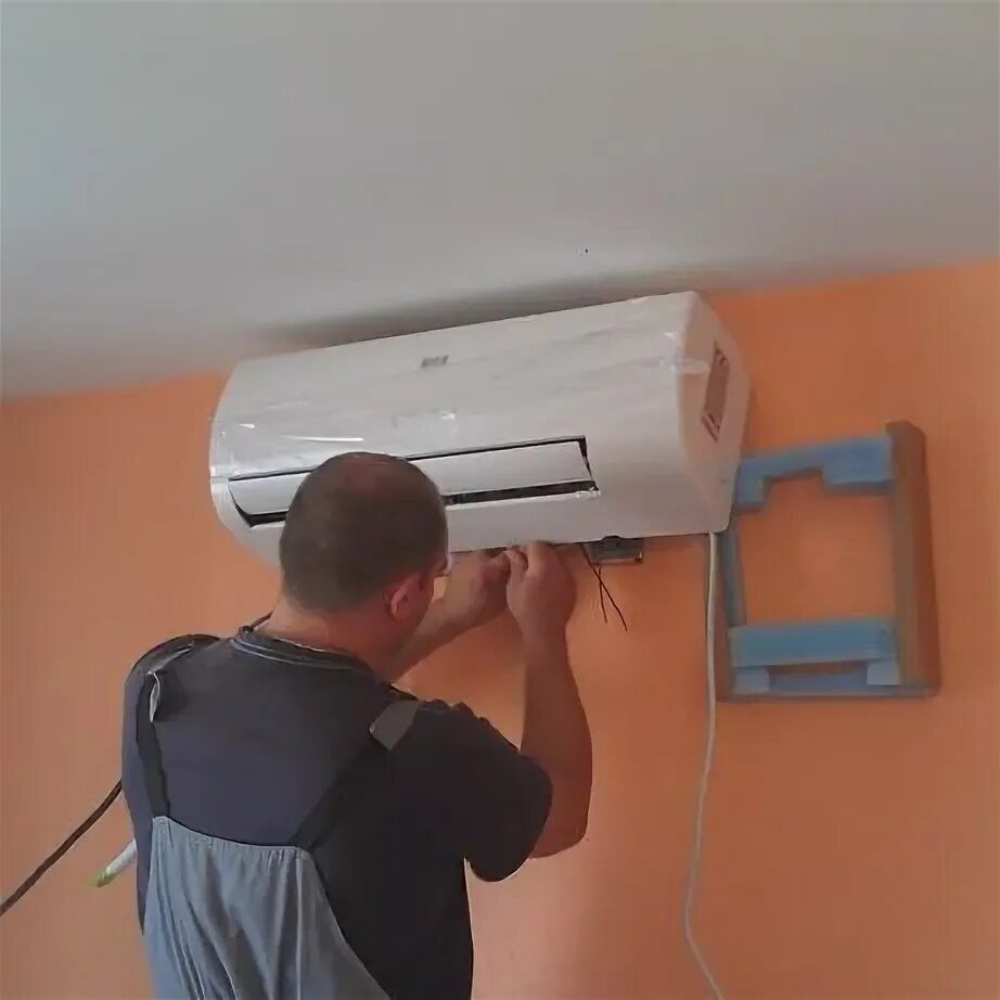 Установка кондиционера
