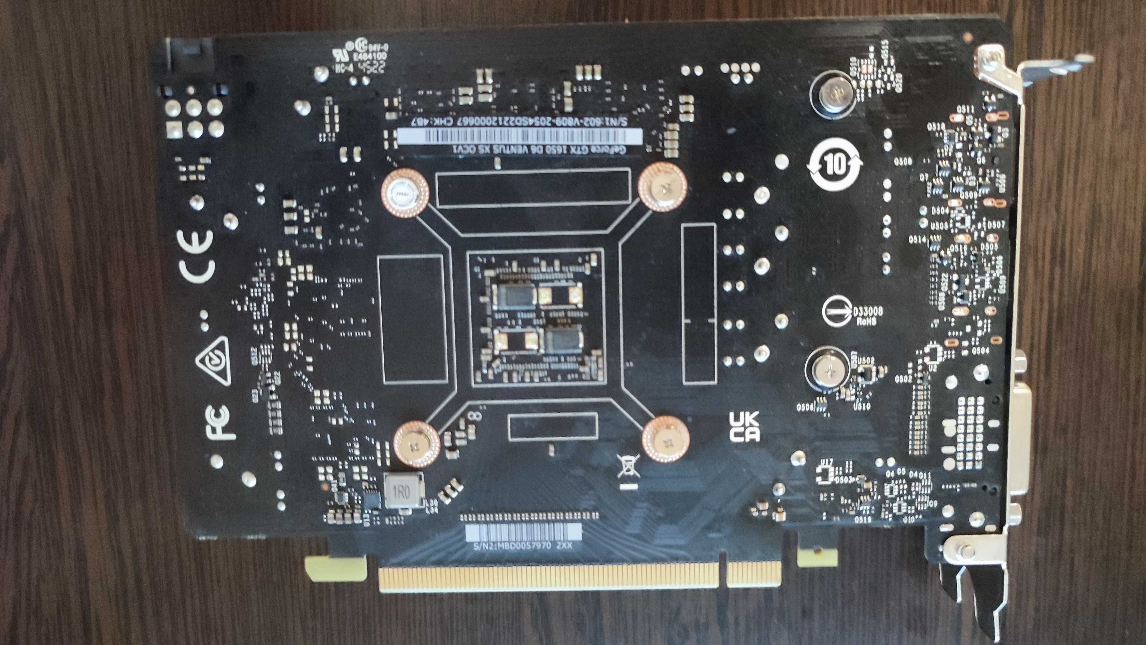 Видеокарта GeForce GTX 1650 D6 VENTUS XS