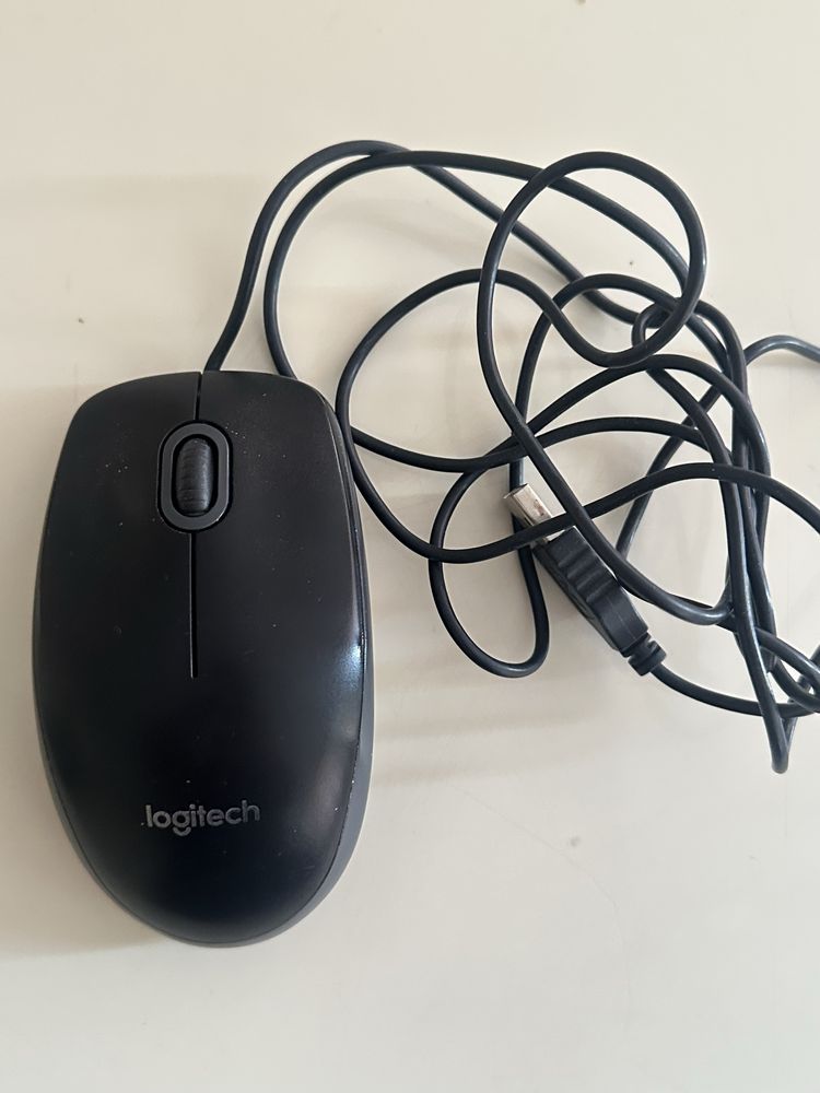 Мышка проводная logitech B100