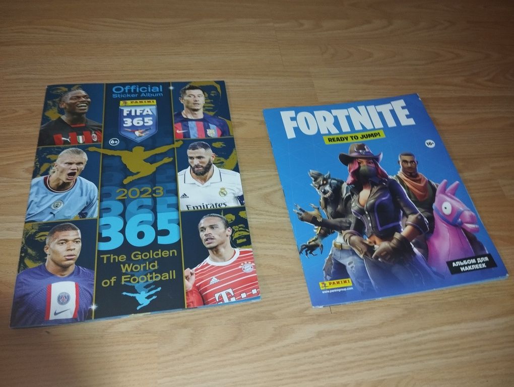 Альбом наклеек Fifa2023 и Fortnait