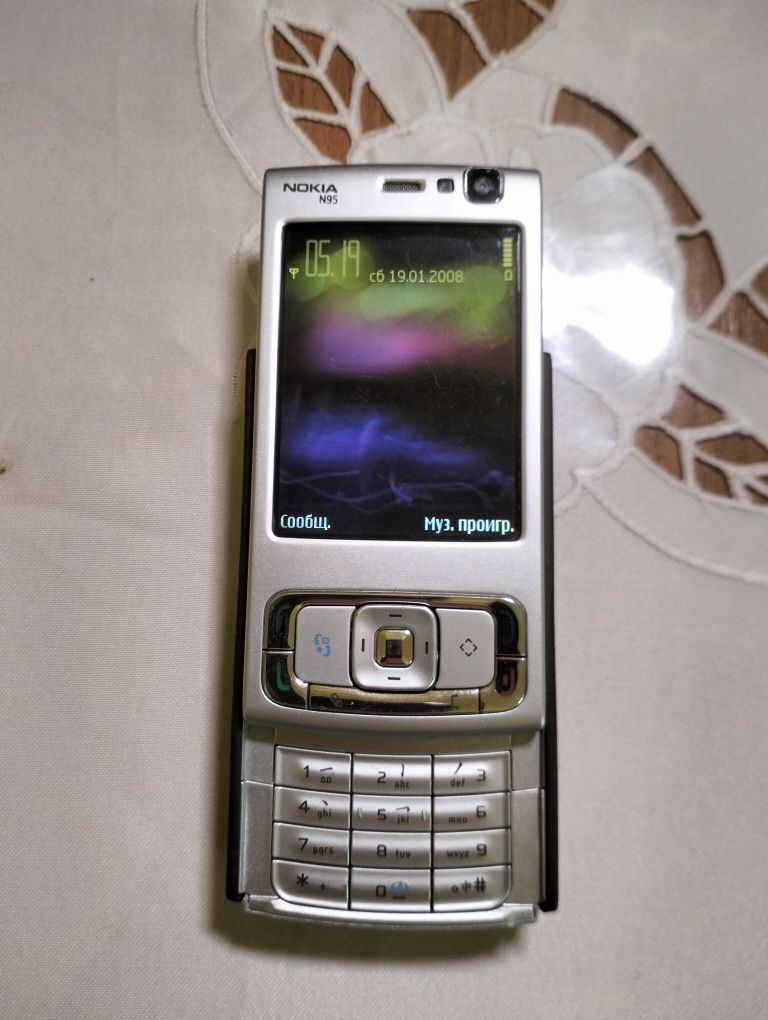 Nokia N95, телефон, кнопочный, ретро