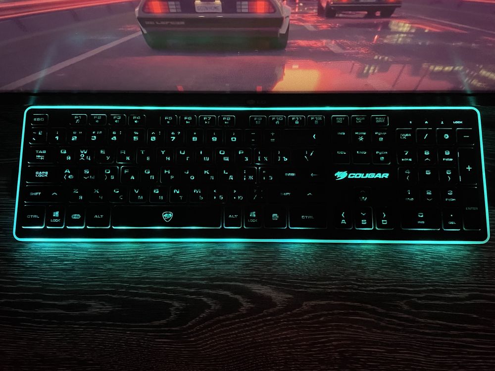 Клавиатура игровая Cougar Vantar, Black, USB