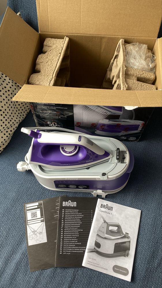 Парогенератор (утюг) Braun CareStyle 1 IS1014VI почти НОВЫЙ
