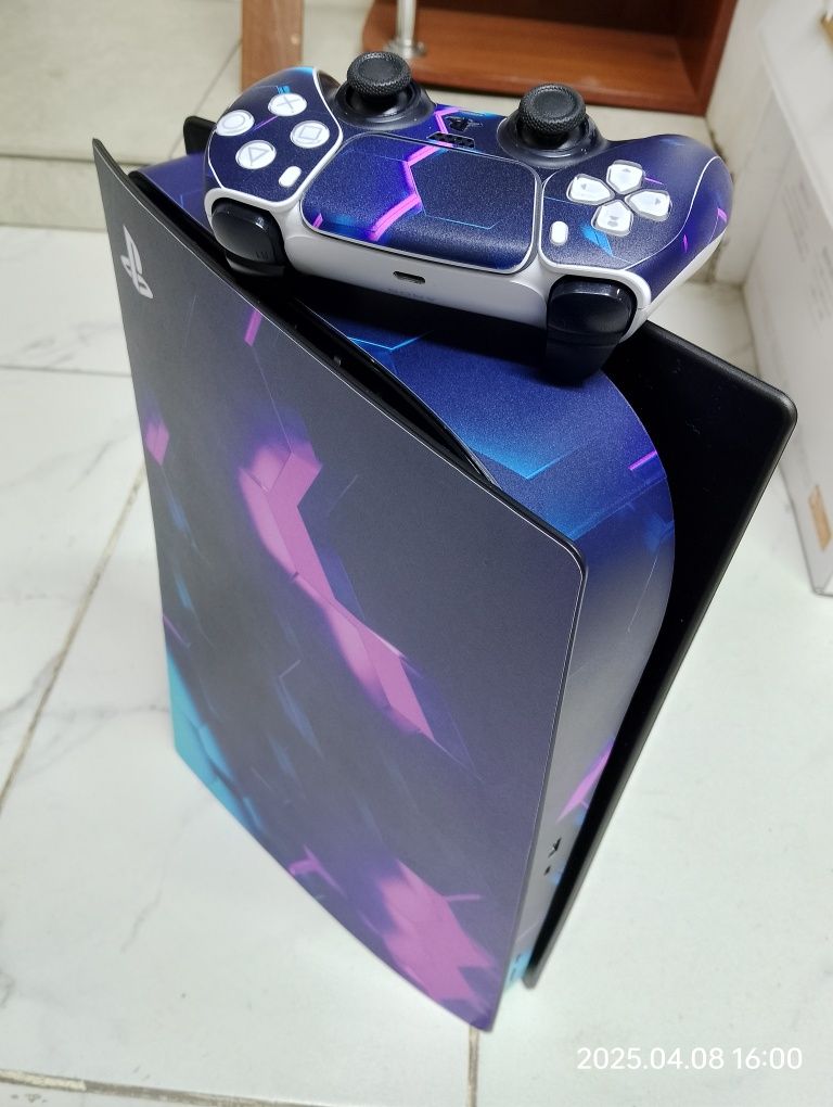 Наклейка для приставки sony PlayStation 5