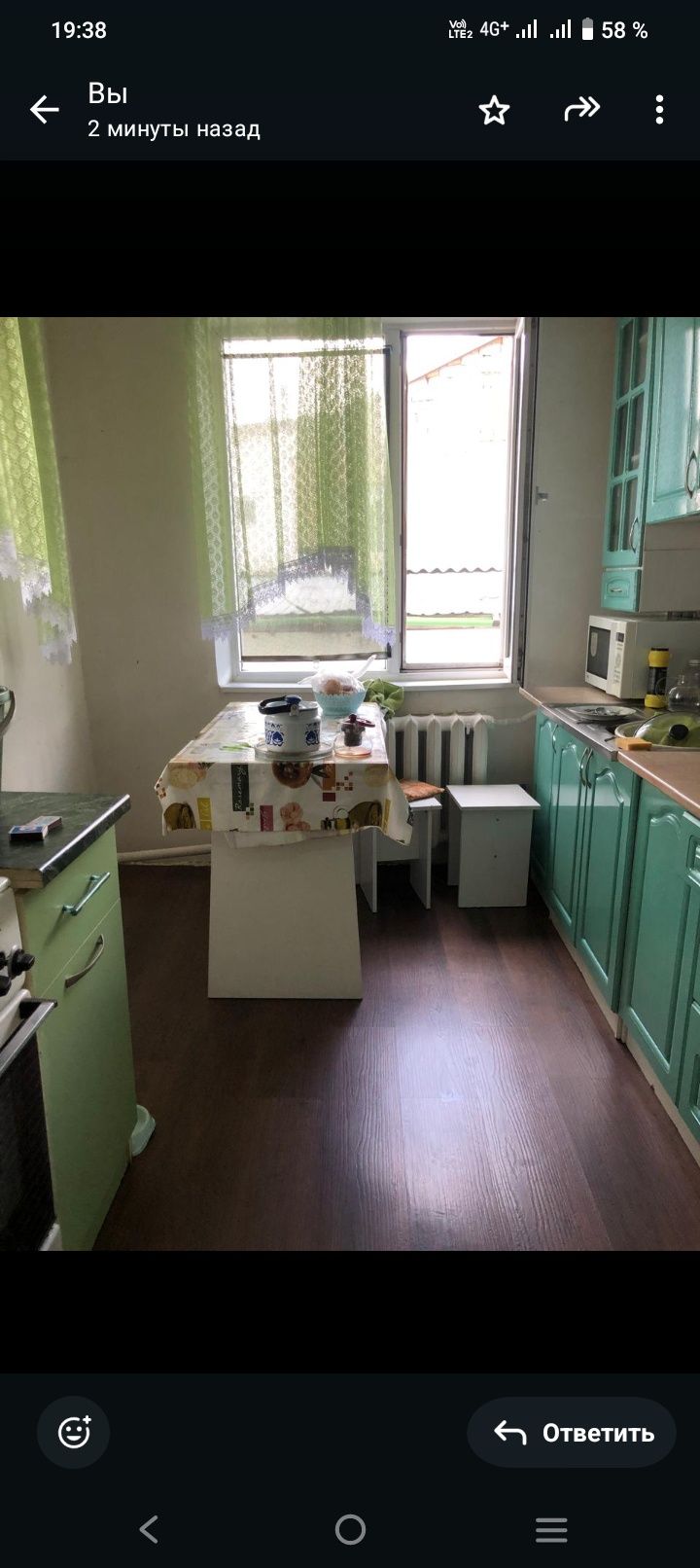 Продам в ауле Каратал 3х комнатную квартиру в 2х квартирном доме.