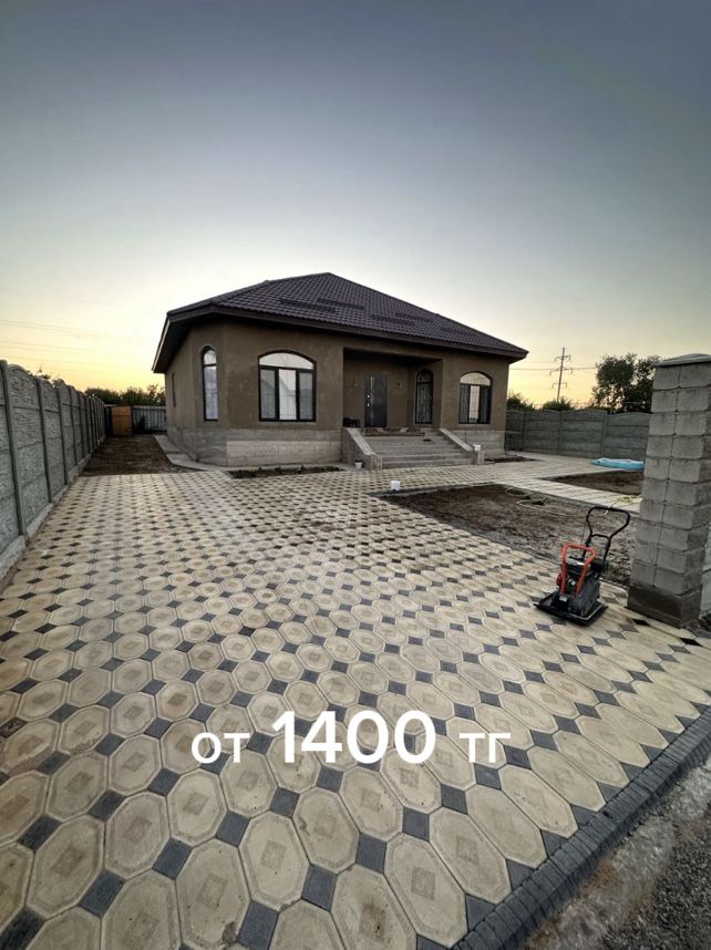 укладка брусчатки от 1400
