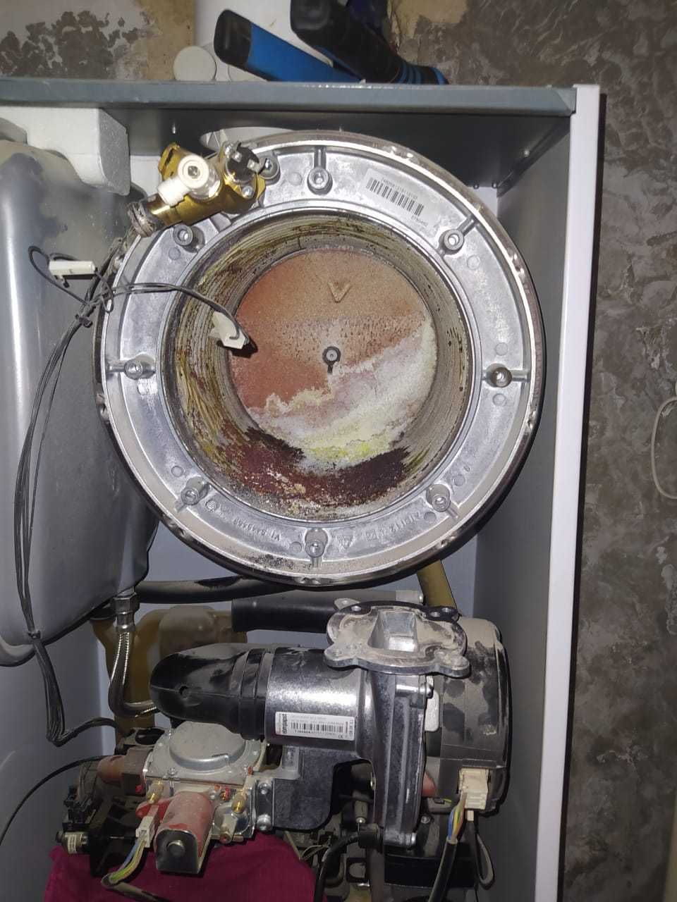 Хим. промывка теплообменников обслуживание газовых котлов