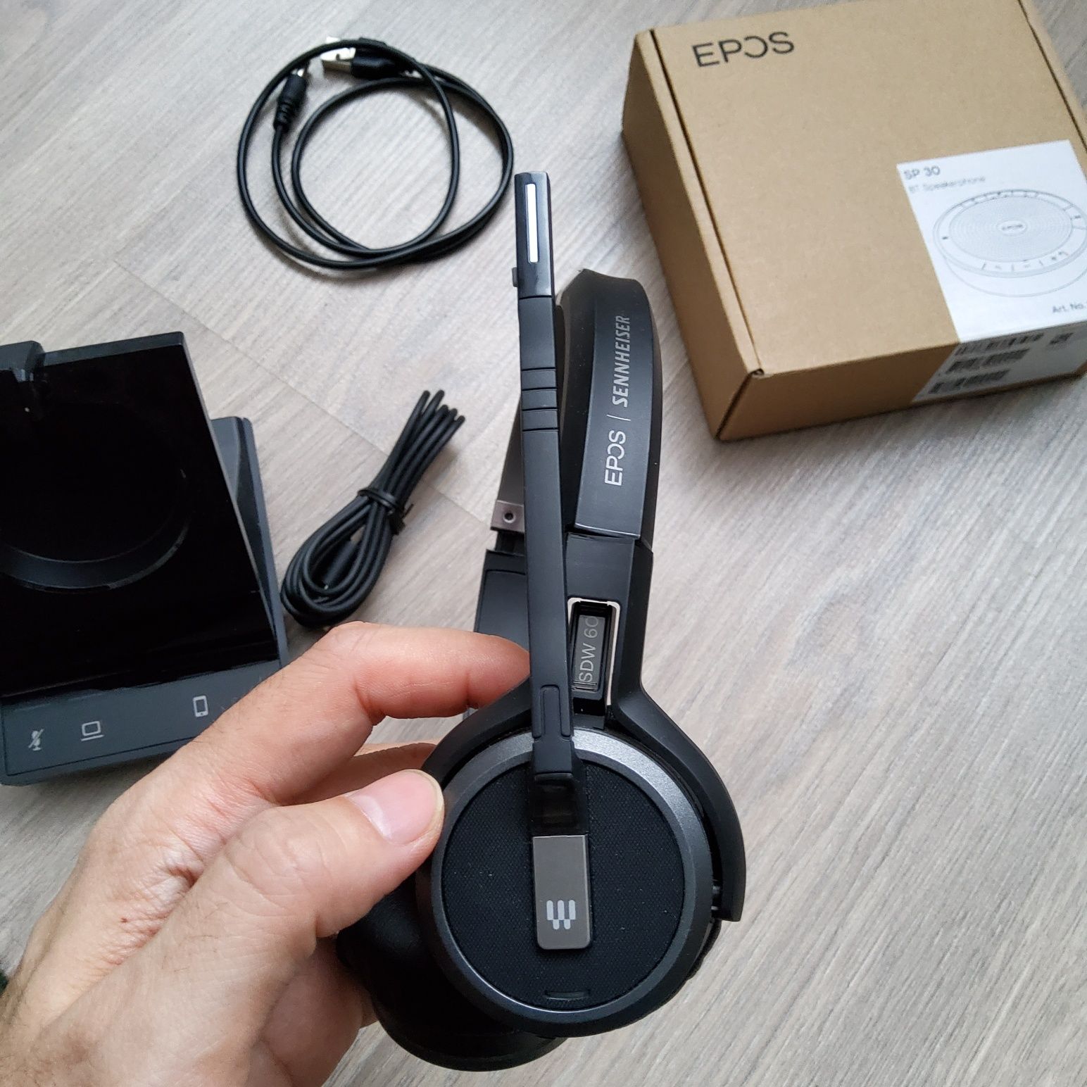 Наушники Sennheiser Epos Expand SDW 3 Гарнитура Акустика Музыка DECT