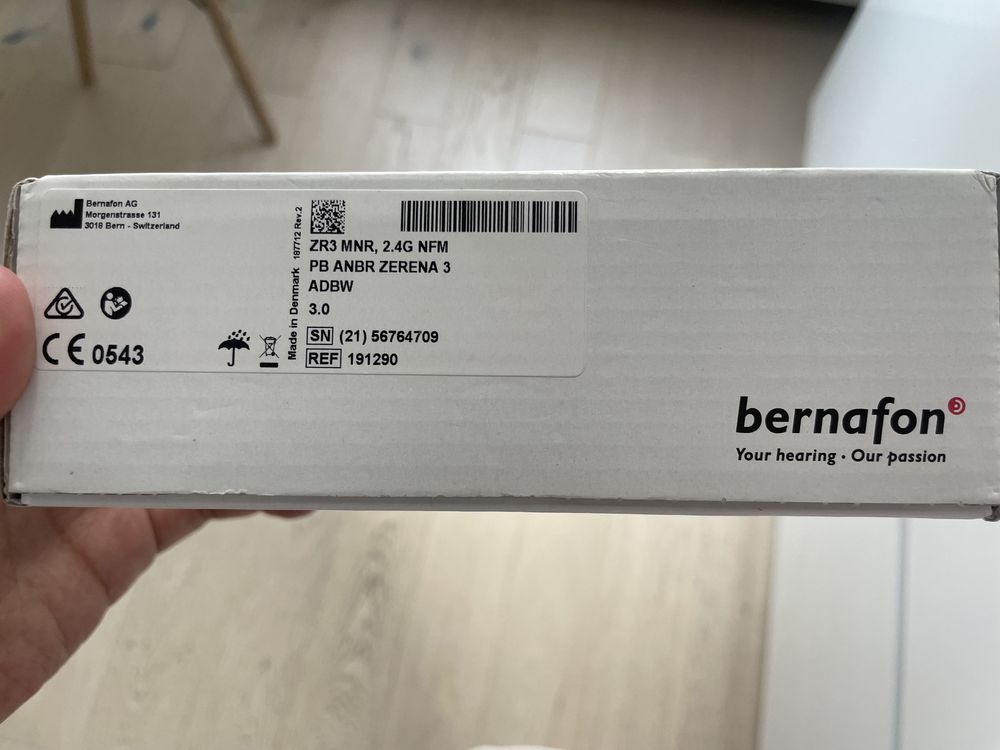 Слуховой аппарат Bernafon miniRite Zerena 3
