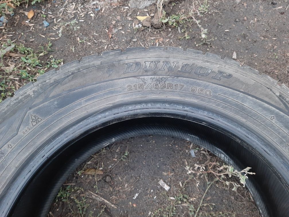 Продаю зимнюю резину 215×60×17, DUNLOP
