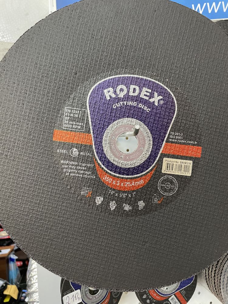 Диск отрезной по Металлу Rodex по оптовым ценам