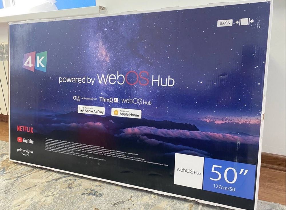 Samsung Телевизо Lg Yasin Новый 4K Qled Wi fi Smart Tv YouTube Otau tv