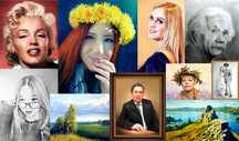 Портреты, Картины, Постеры, Живопись, Графика