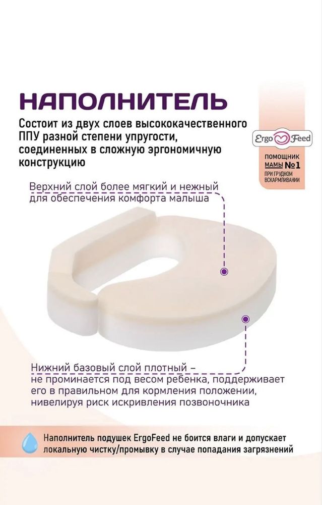 Подушка для кормления новорожденных ErgoFeed