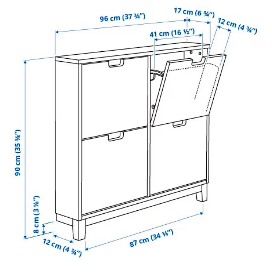 Обувница ikea Стэлл