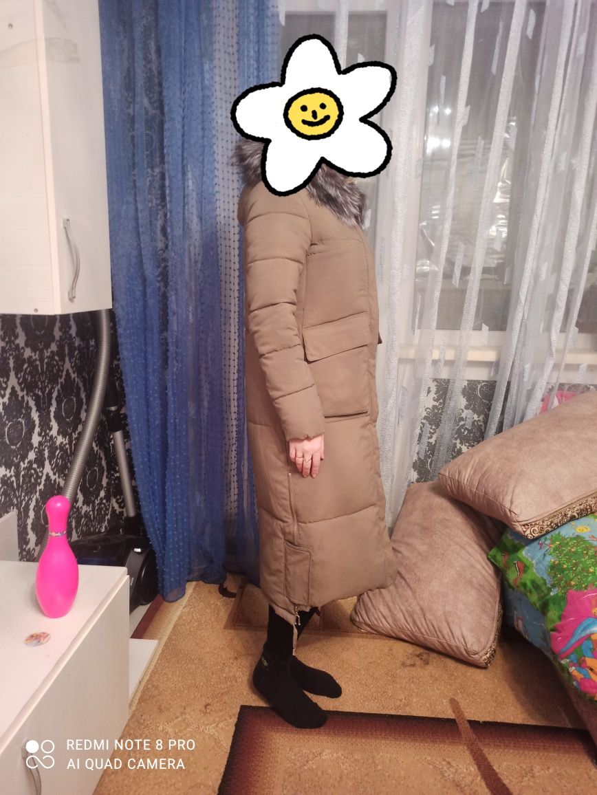 Пуховик зимний, состояние нового