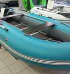 Лодка Адмирал 375S PRO Lite серо-голубой