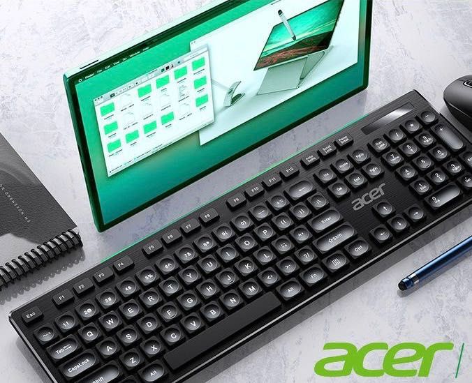 Комплект беспроводная клавиатура + мышь Acer