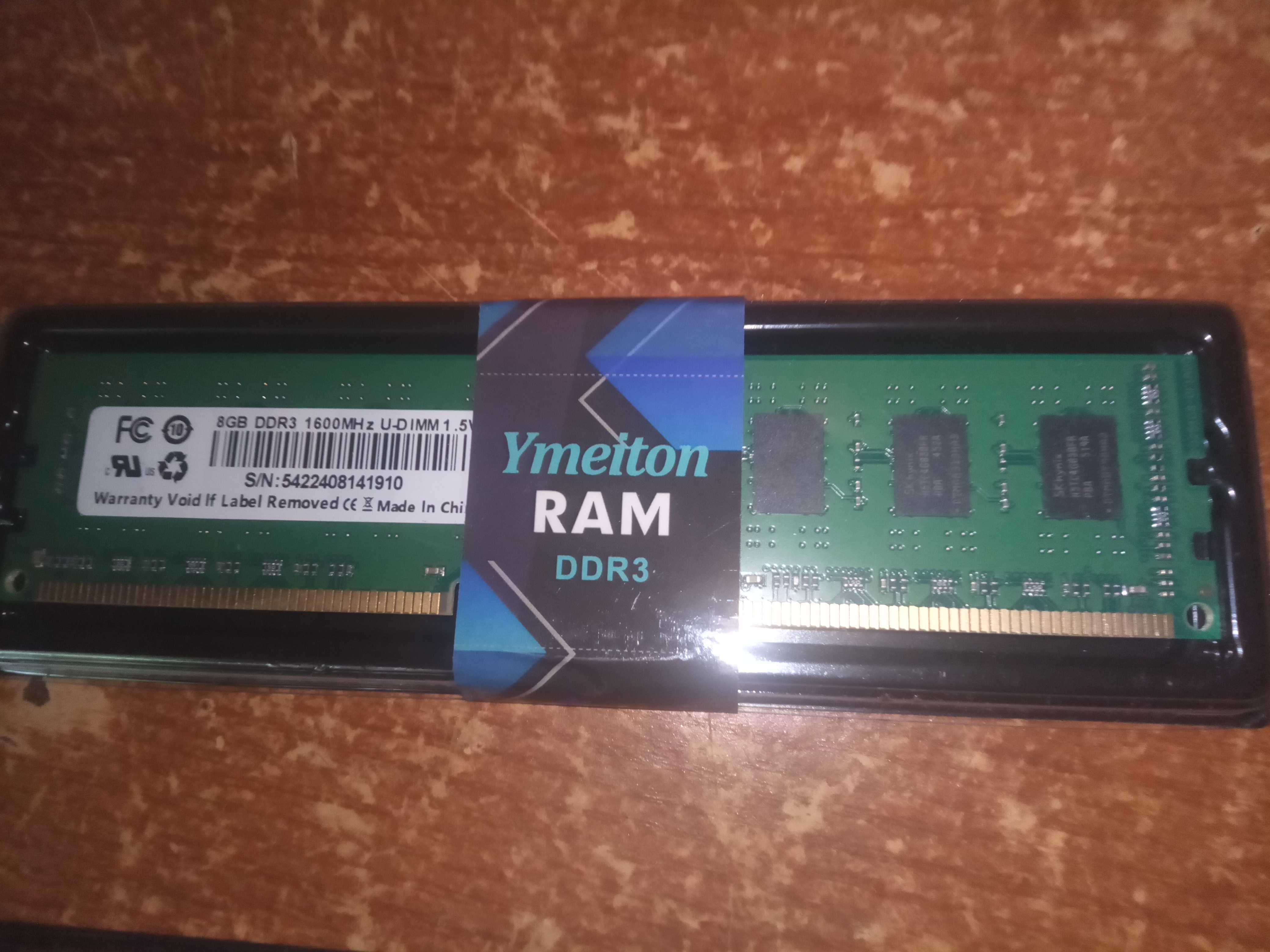 DDR-3 DIMM 8 GB 1600 MHz Ymaeiton (новые)