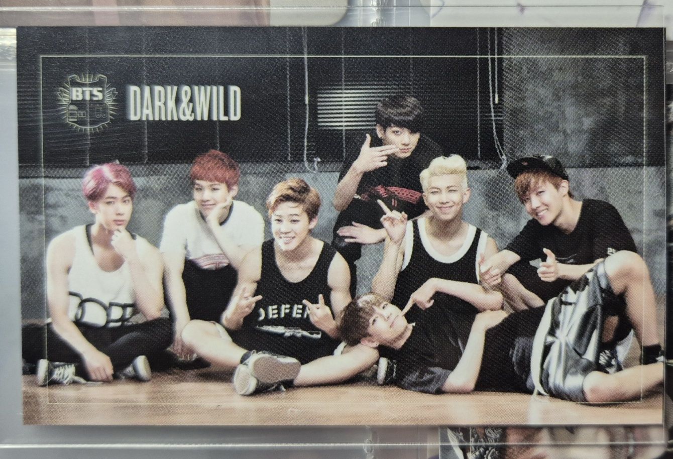 Общая карта BTS из альбома DARK&WILD