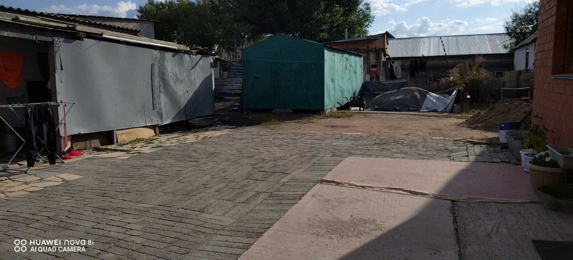 Продам срочно или обмен дом шпальный обложенный кирпичем