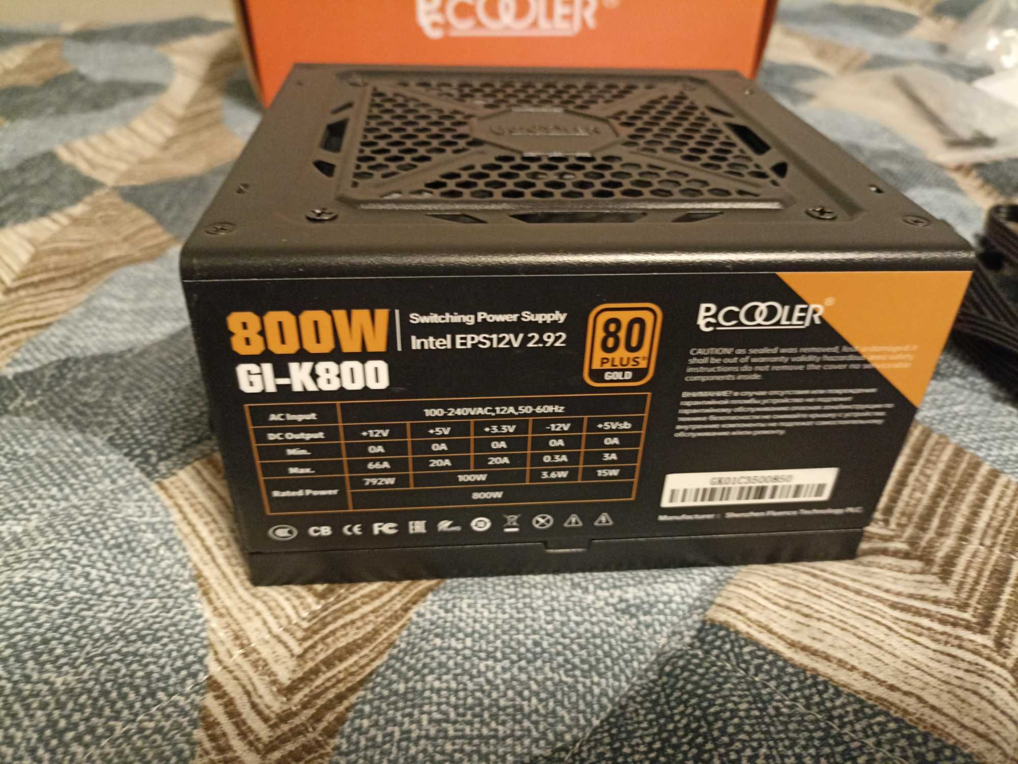 Блок Питания PC Cooler GI-K800 800W