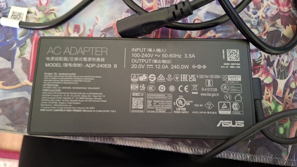 Зарядка для ноутбука asus