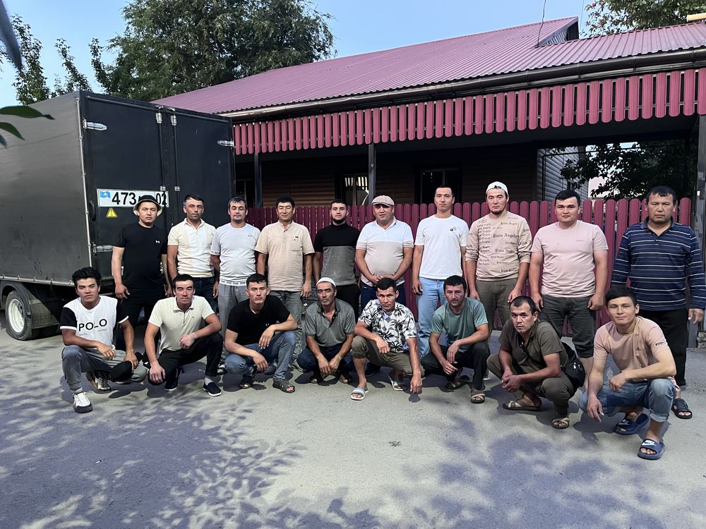 Узбек бригадалар у нас 15-20 бригад