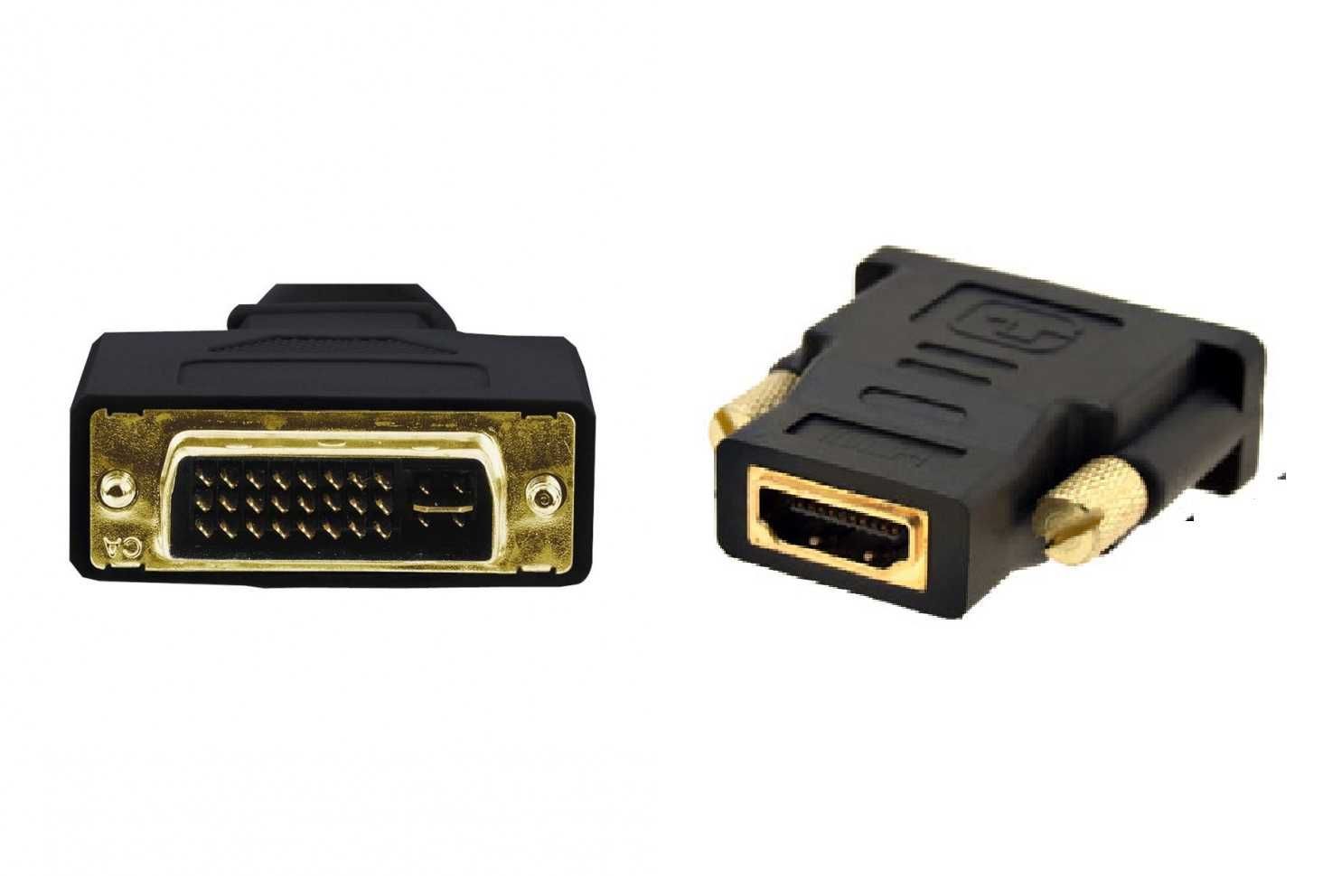 Переходник DVI VGA HDMI угловой переходник на компьютер монитор