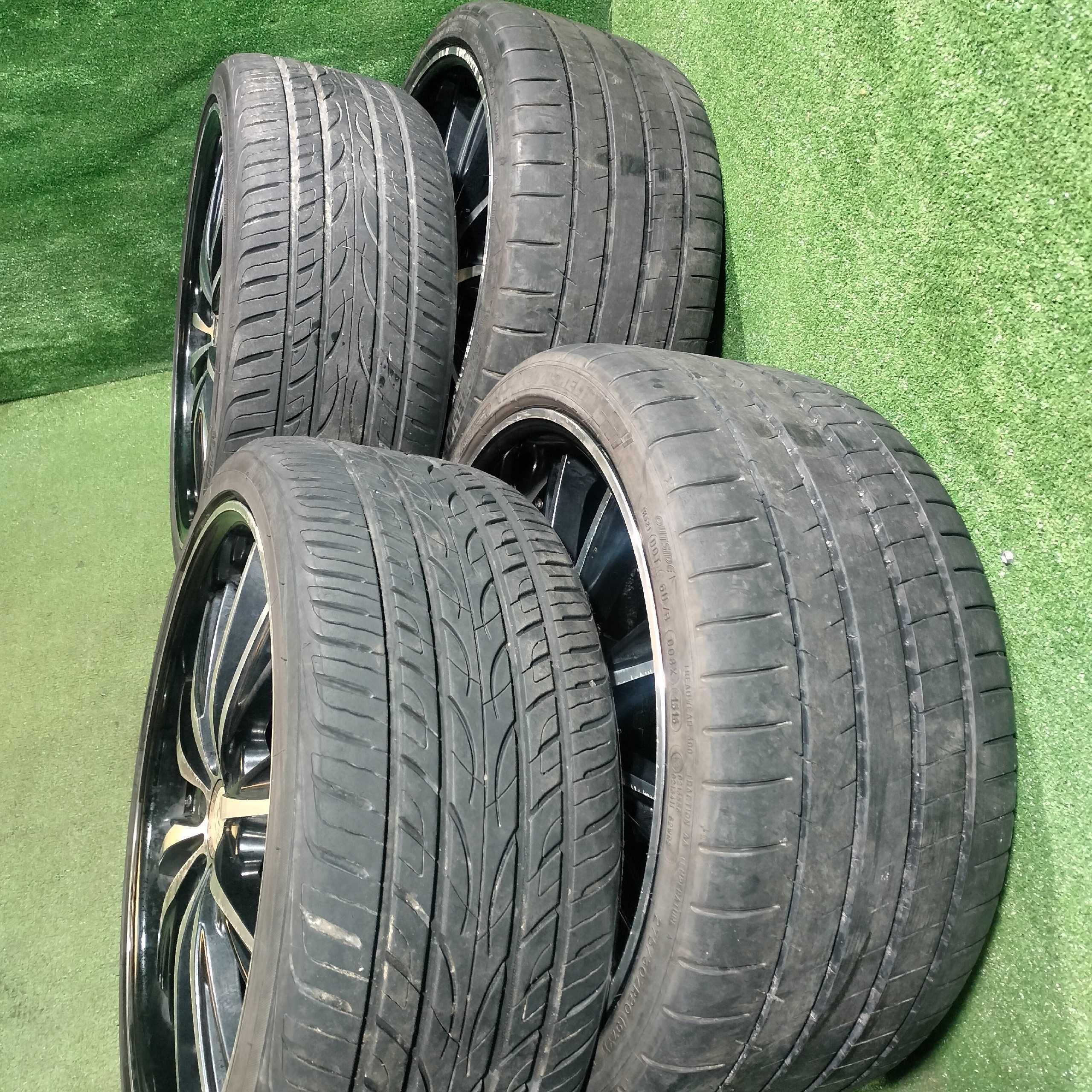 Продам Диск с резиной разноширокие Anhelo Kleitos R20 8,5/9,5J 5/120