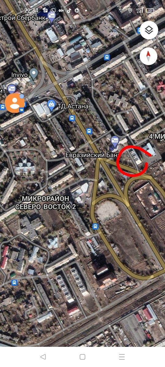 4 мкр рядом с Астаной , возле карсит