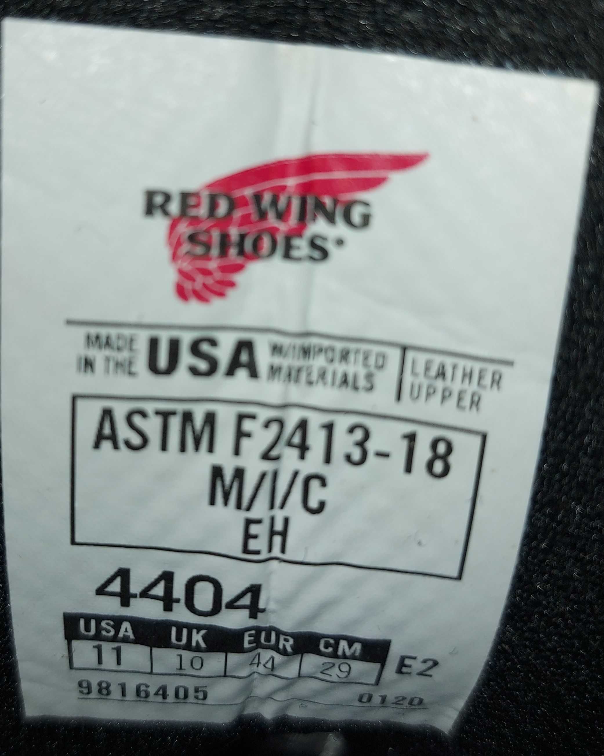 Ботинки рабочие зимние фирмы "Red Wings" USA