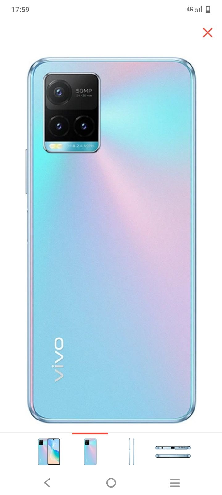Продам Смартфон Vivo Y33S 64 гб голубой . Работает отлично. В рабочем