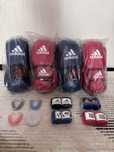 боксерские перчатки adidas шлем лапа бинт капа