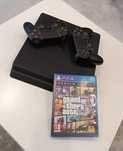 Продаётся приставка ps4, руль и игры