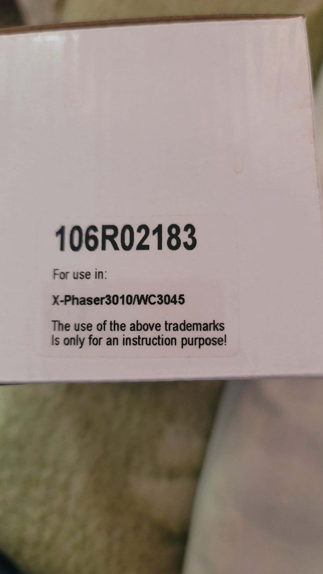 Новый 106R02183 тонер краска картридж Ксерокс Xerox 3045