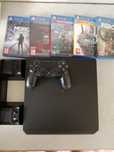 Продам PS4 Slim с играми и куллером