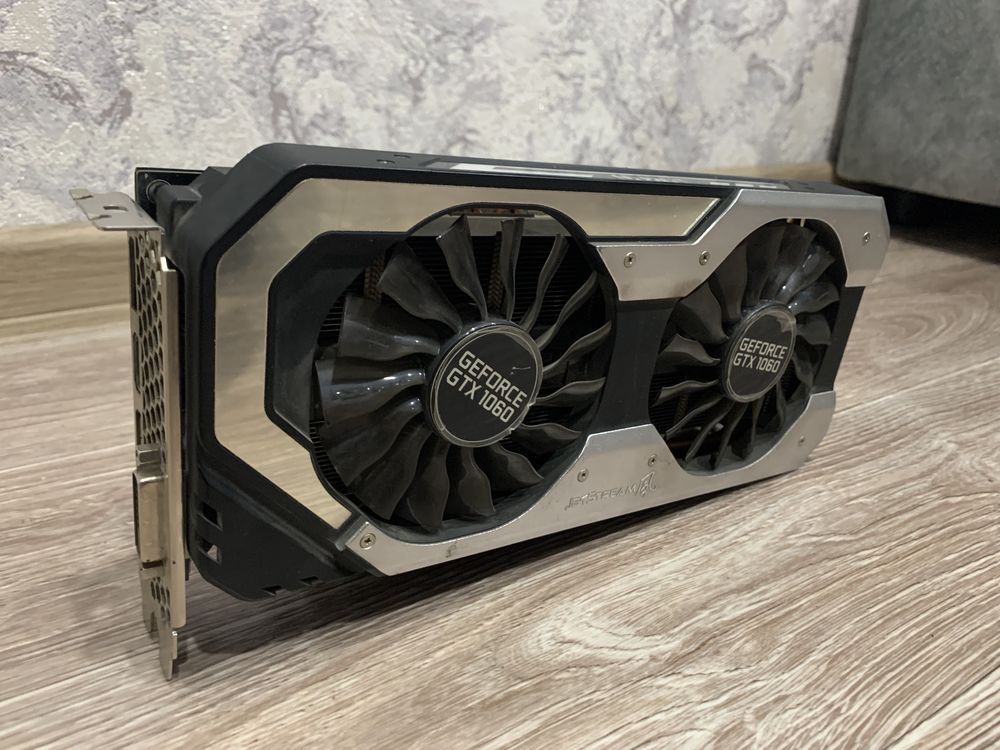 Игровая мощная видеокарта GeForce GTX1060 6Gb GDDR5