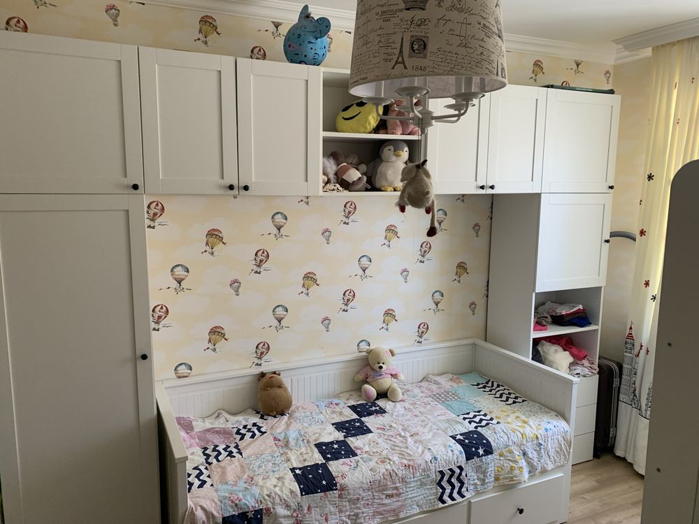 Ikea кровать раскладная и шкаф